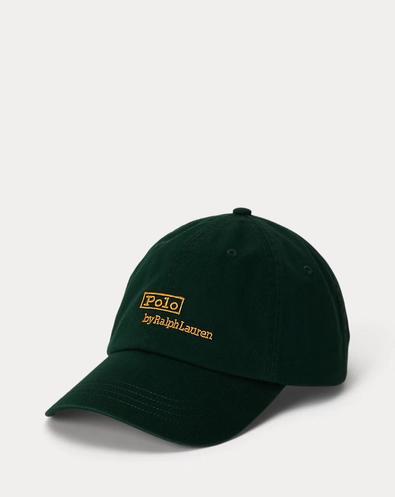 Polo Ralph Lauren Polo Ralph Lauren RL Embroidered Twill Ball Cap Green Size ONE SIZE - 1 Thumbnail