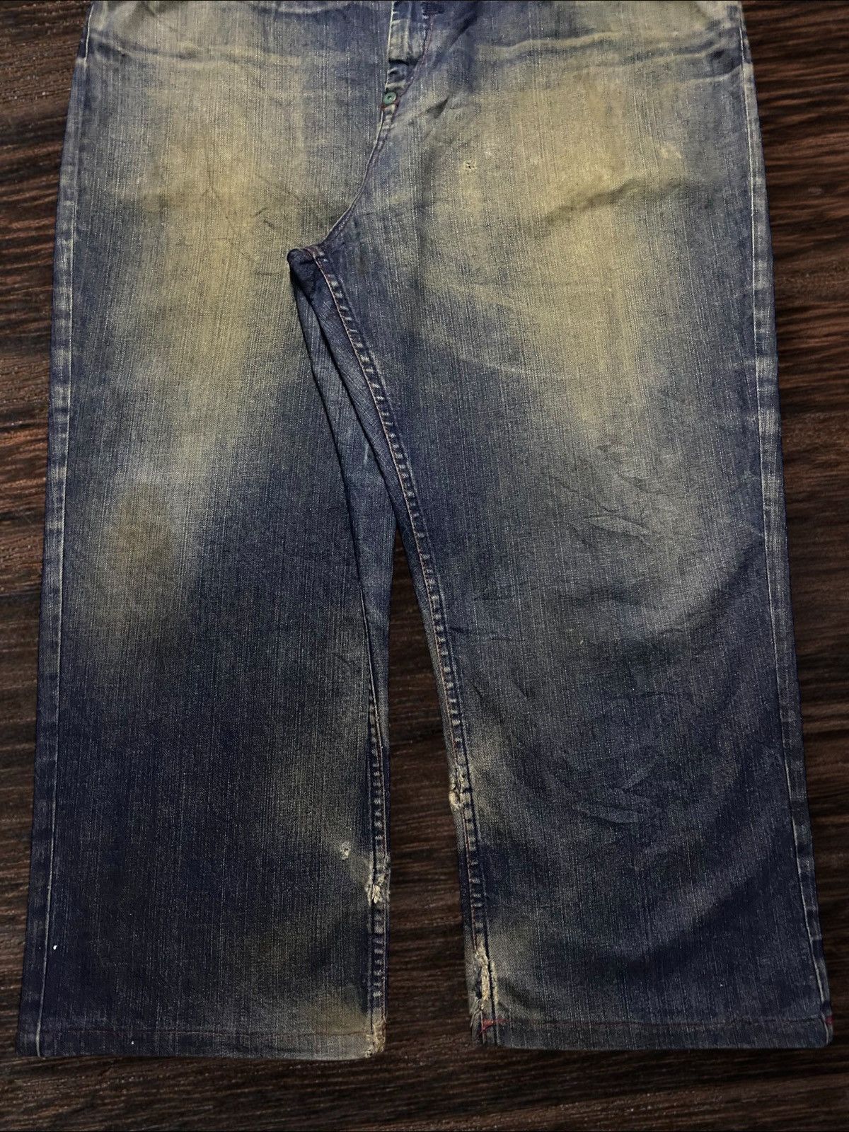 Akademiks Waist 40-41 Akademiks Mud Wash Distressed Embroidery Baggy Size US 40 / EU 56 - 5 Thumbnail
