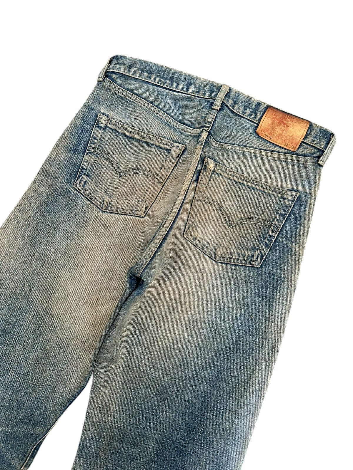Kapital Vintage Levis Big E Selvedge Rusty Distressed Denim Jeans Size US 32 / EU 48 - 11 Thumbnail