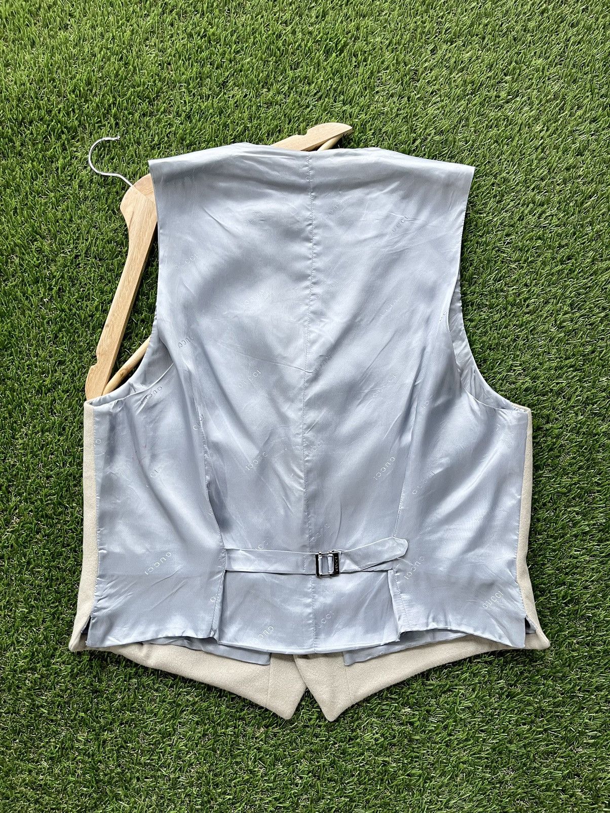 Gucci Gucci Monogram Waistcoat Wool Vest Size US L / EU 52-54 / 3 - 10 Thumbnail