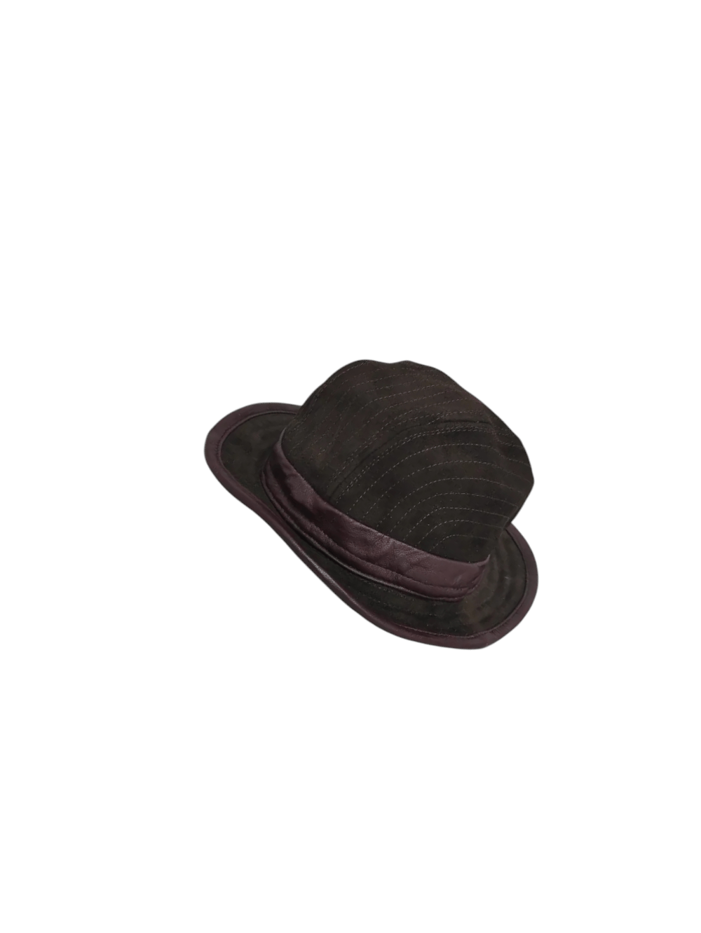 Vera Pelle VERA PELLE VINTAGE LEATHER HAT Size ONE SIZE - 1 Thumbnail