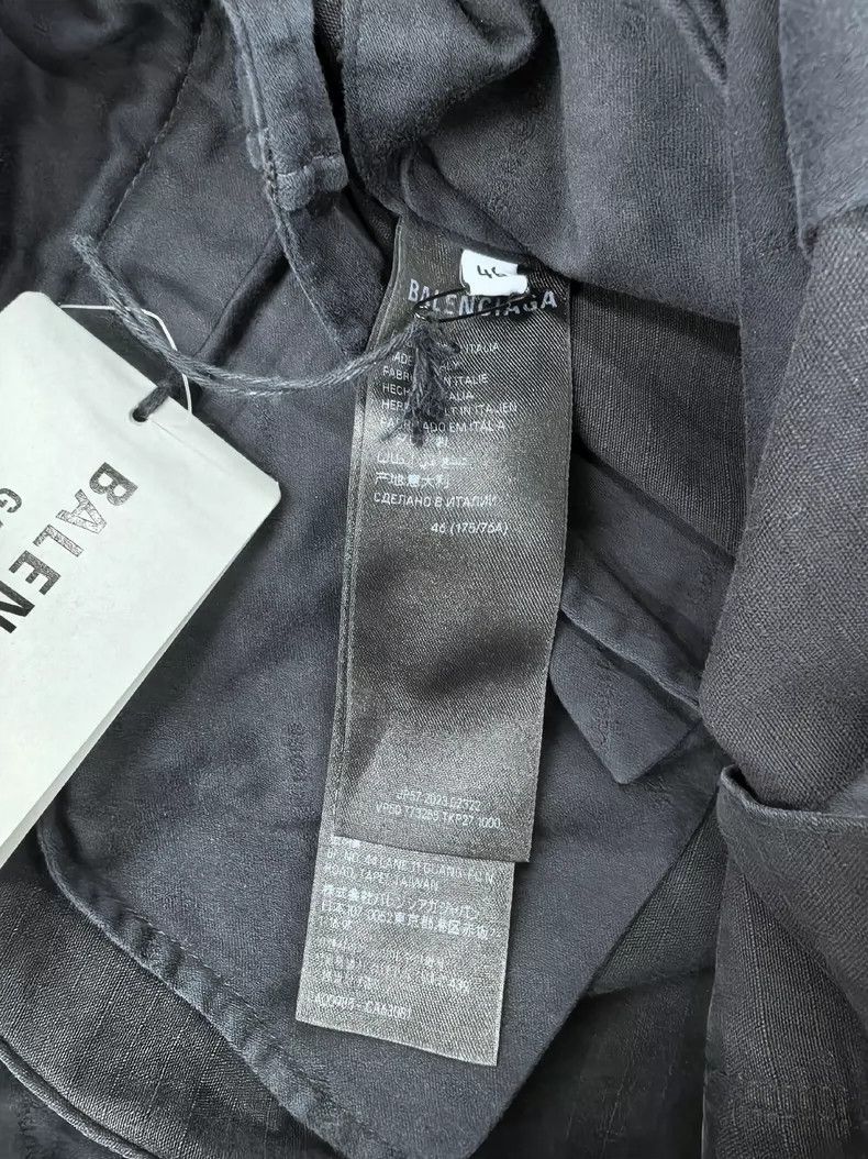 Balenciaga Balenciaga size 46 23ss cargo paint-damaged work pants Size US 30 / EU 46 - 4 Thumbnail