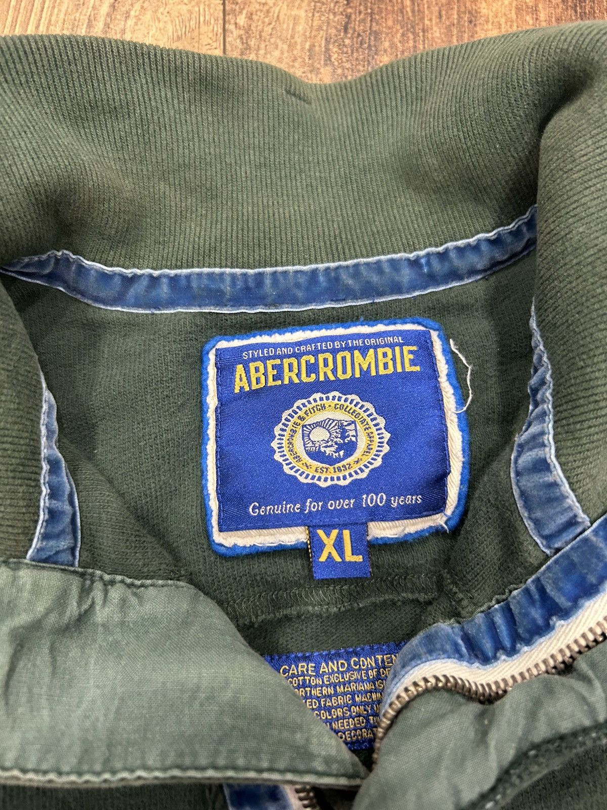 Abercrombie & Fitch Vintage A&F quater Zip Size US L / EU 52-54 / 3 - 3 Thumbnail