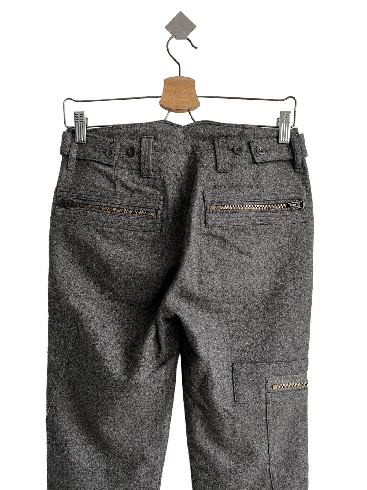 Polo Ralph Lauren Ralph Lauren Parachute Zipper Wool Bondage Tactical Pants Size US 28 / EU 44 - 7 Thumbnail