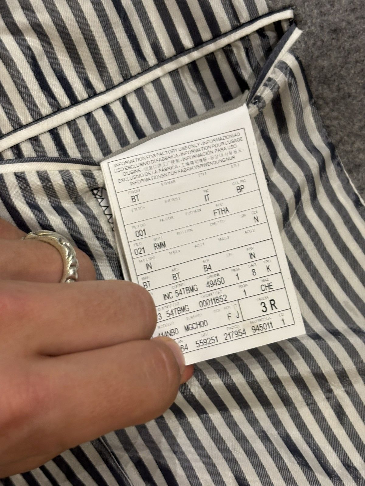 Thom Browne Thom Browne Wool Coat Size US L / EU 52-54 / 3 - 8 Thumbnail