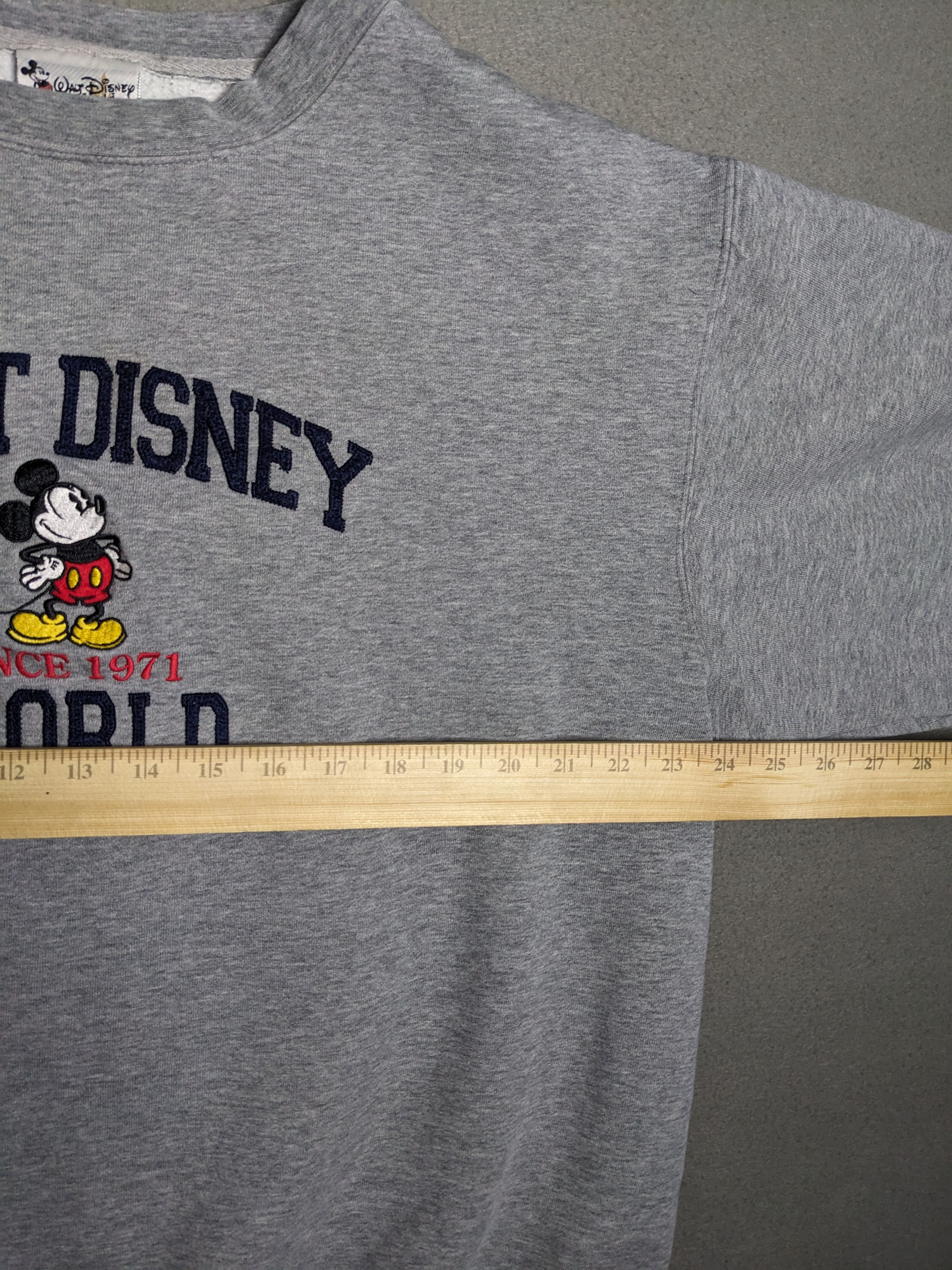 Disney VTG 90s Walt Disney World Mickey Mouse Sweater Fleece Sz XL Size US XL / EU 56 / 4 - 11 Thumbnail