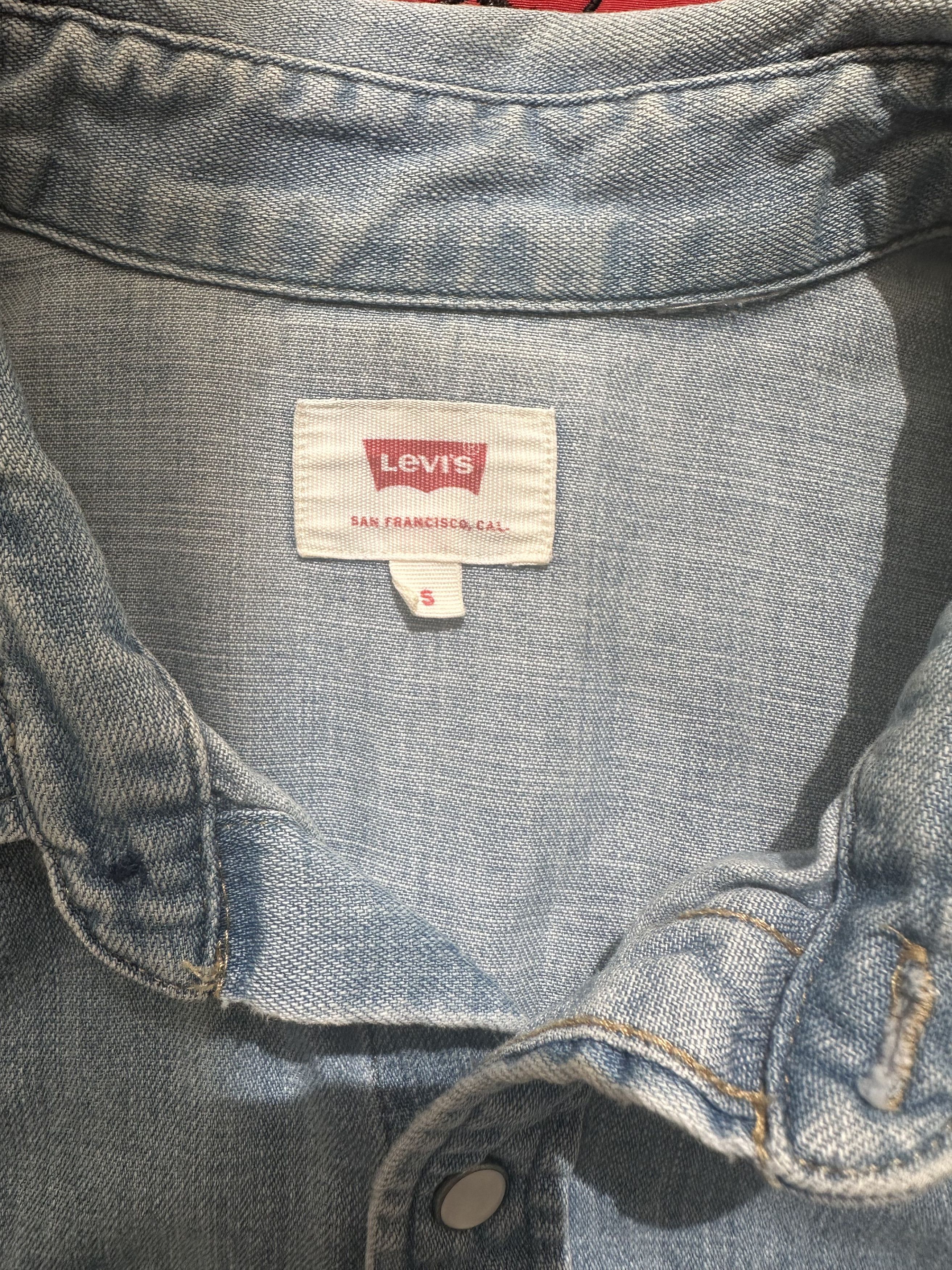 Levi's Custom Western Denim Shirt Size US S / EU 44-46 / 1 - 4 Thumbnail