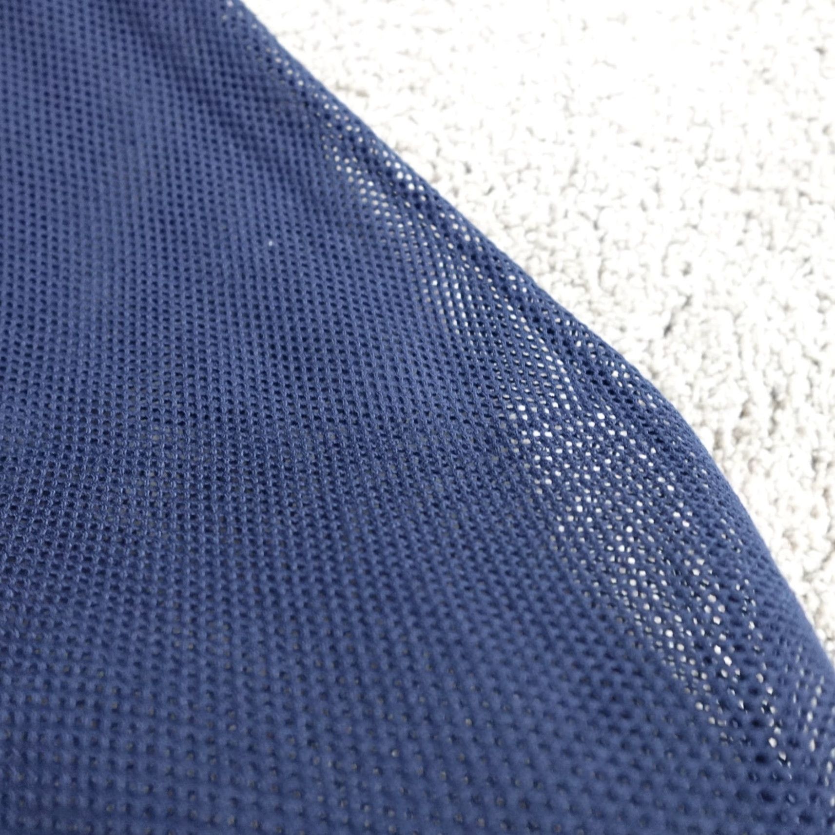 Vintage VINTAGE American Vintage Polo Shirt Mens Large Blue 70s Knit Perforated Short Sleeve Collar Button 70s Mens Size US L / EU 52-54 / 3 - 4 Thumbnail