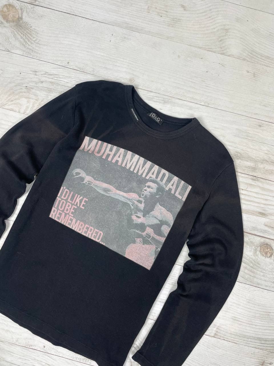 Dolce & Gabbana Dolce & Gabbana Muhammad Ali T-Shirt Long Sleeve Big logo Size US S / EU 44-46 / 1 - 2 Thumbnail