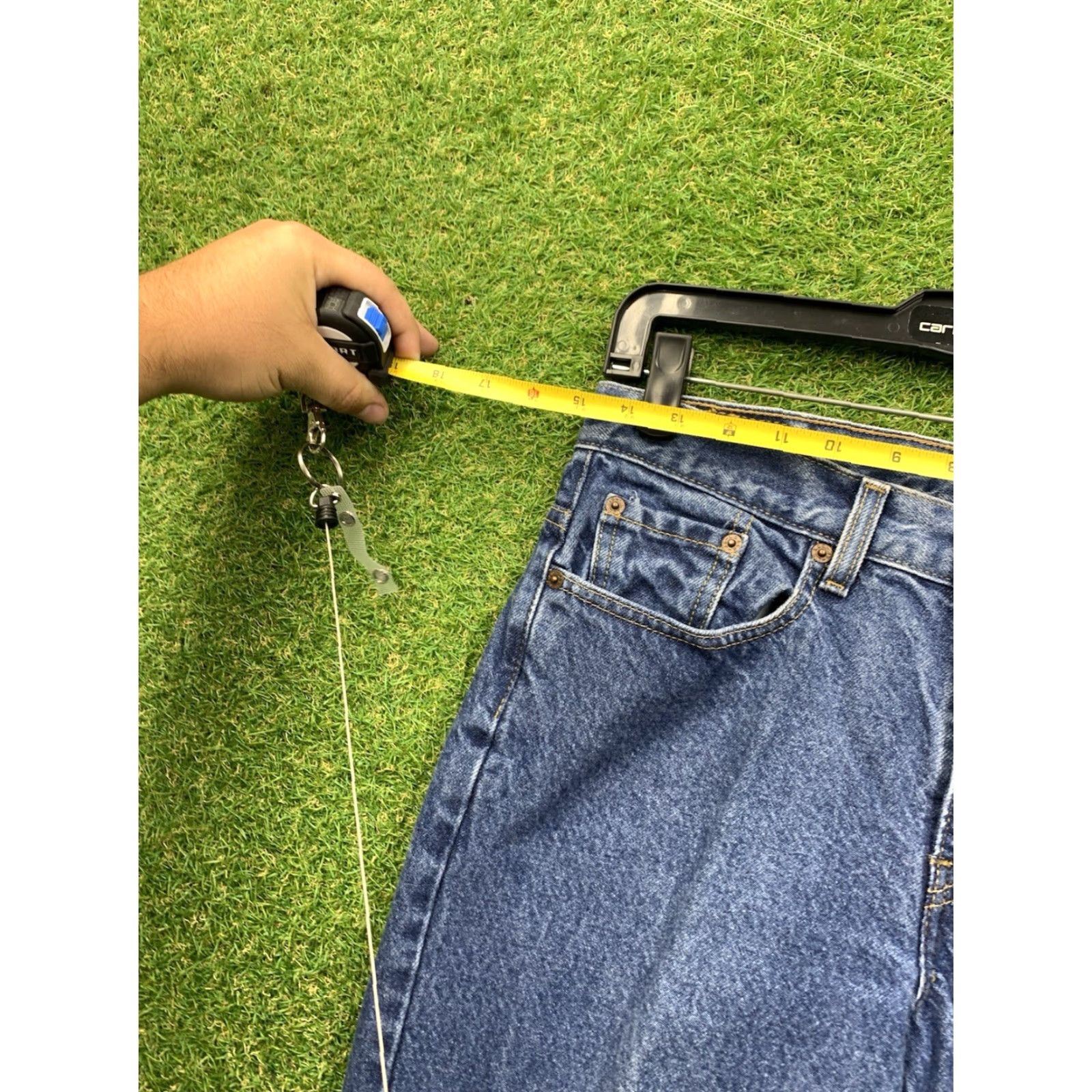 Levi's VINTAGE Levi's 515 Jeans Womens Regular Bootcut 8 Short Blue Denim 5-Pocket Pockets Zip Fly 100% Cotton USA Size 30" / US 8 / IT 44 - 2 Thumbnail