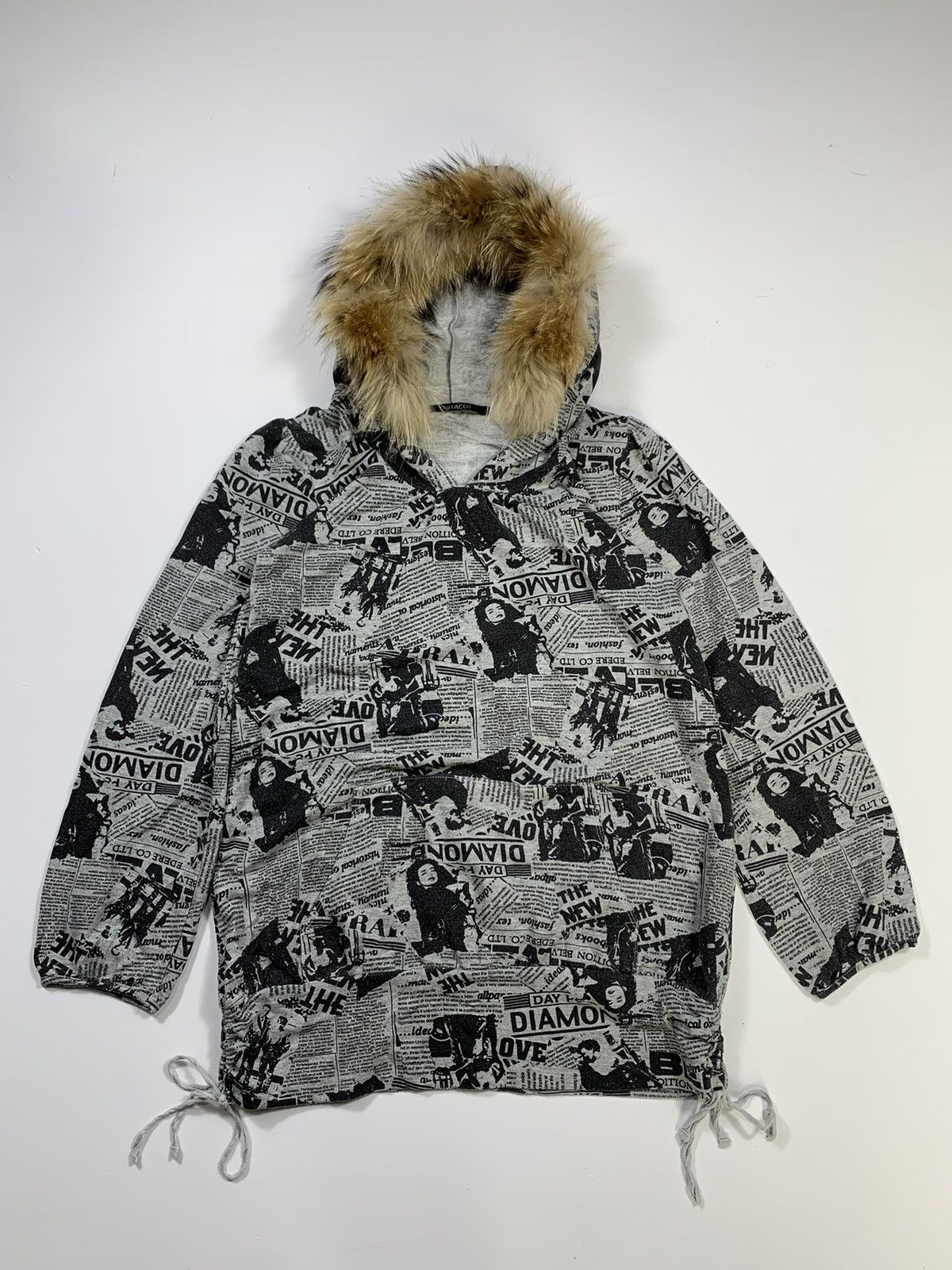 14th Addiction × Hysteric Glamour × If Six Was Nine Japan Estacot Faux Fur Hoodie Dioamod Lgb style Size US M / EU 48-50 / 2 - 1 Thumbnail