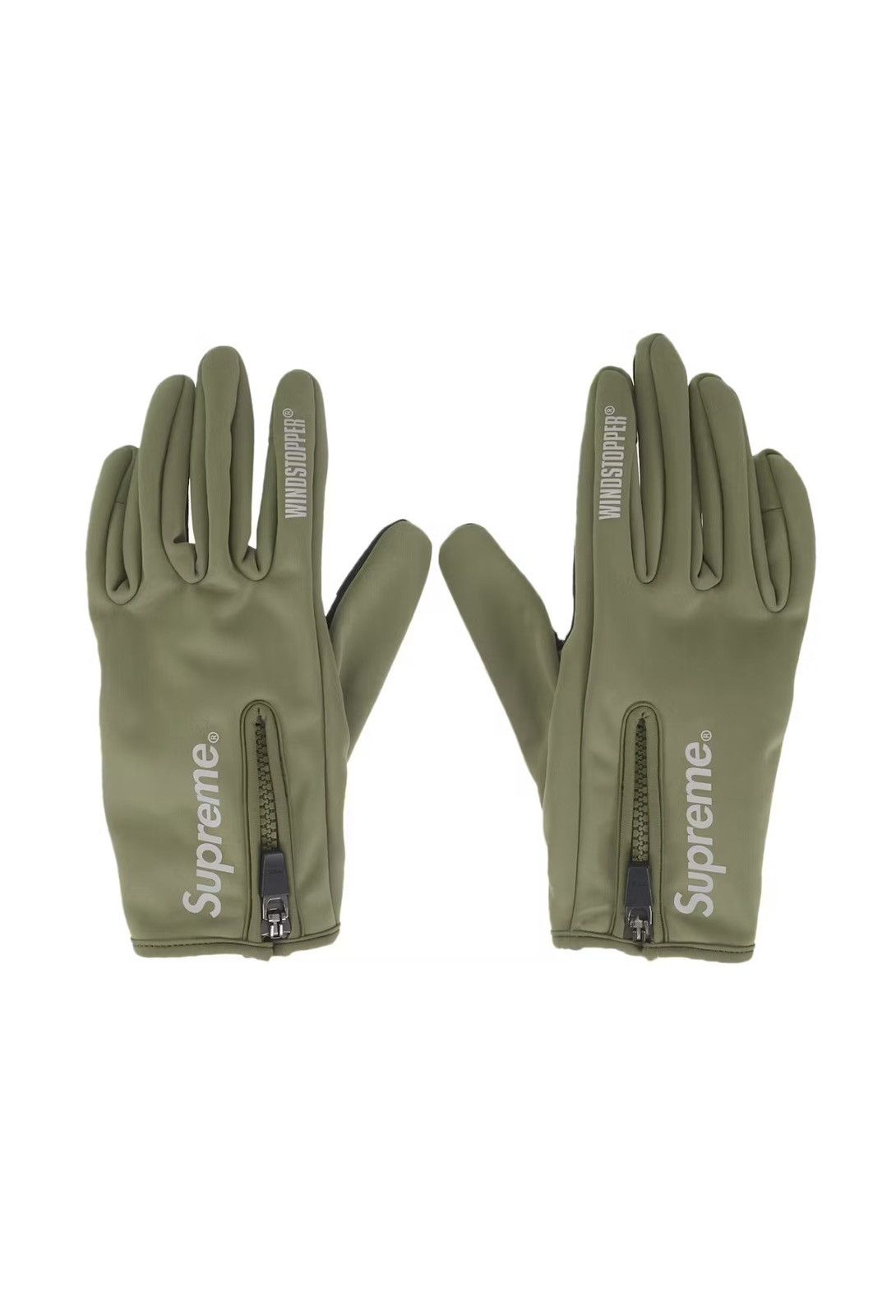 Supreme Windstopper Zip Gloves FW24 Taupe Brand New | Grailed