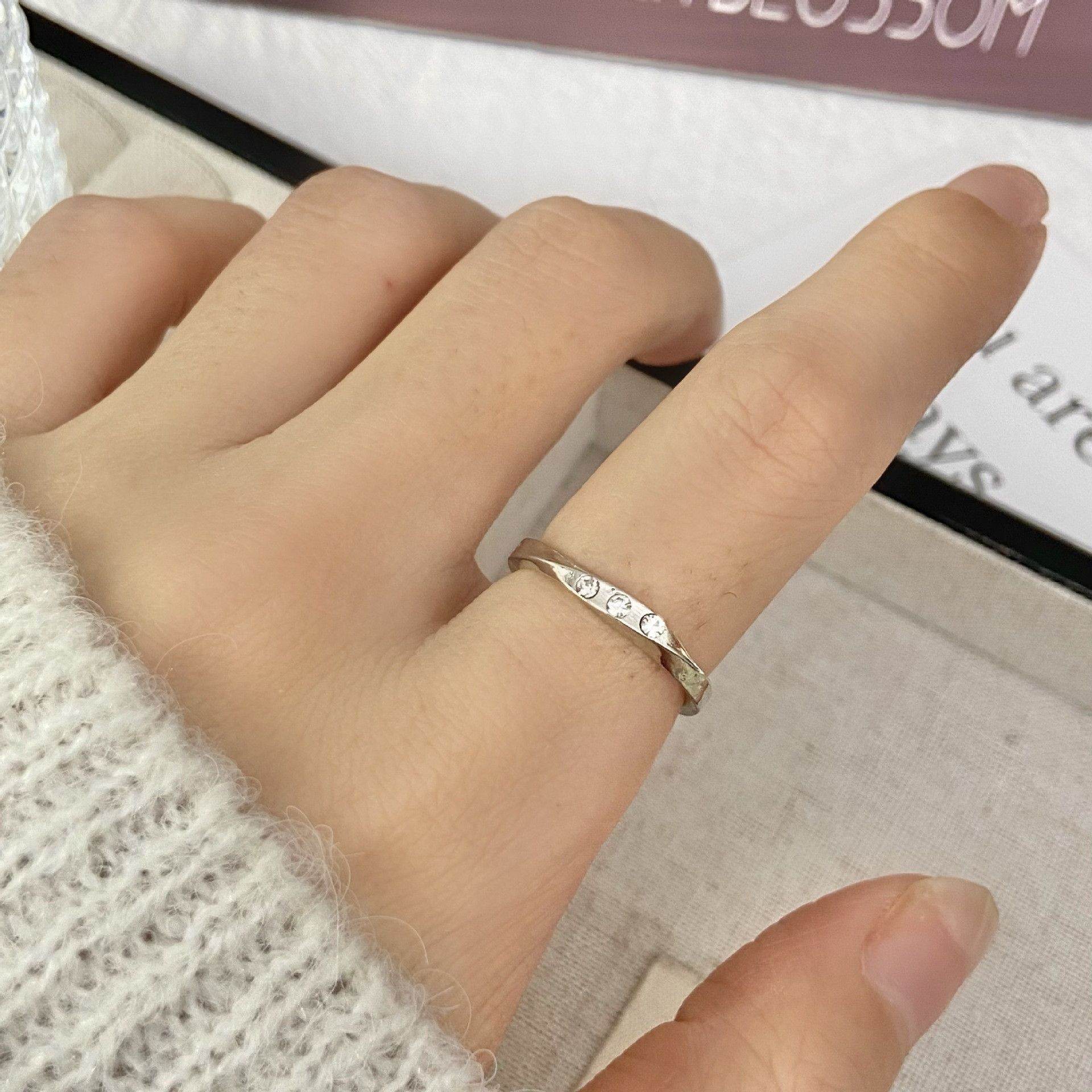 Jewelry Crazy Jewelry Rings Open Size Chrome Ring (Size 7-13) Size ONE SIZE - 2 Thumbnail