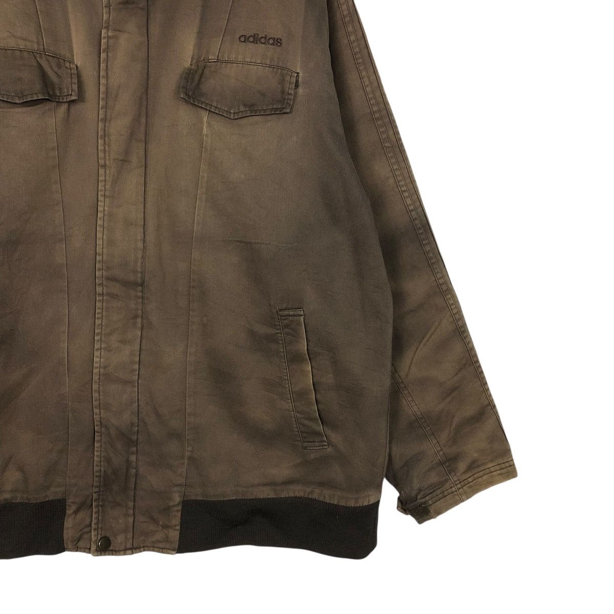 Adidas 🔥VINTAGE CHORE JACKET ADIDAS DETROIT DUCK CANVAS DISTRESSED Size US M / EU 48-50 / 2 - 7 Thumbnail