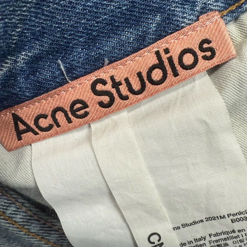 Acne Studios acne studios size 29/30 2021M Mud-dyed Ripped Jeans Size US 29 - 4 Thumbnail