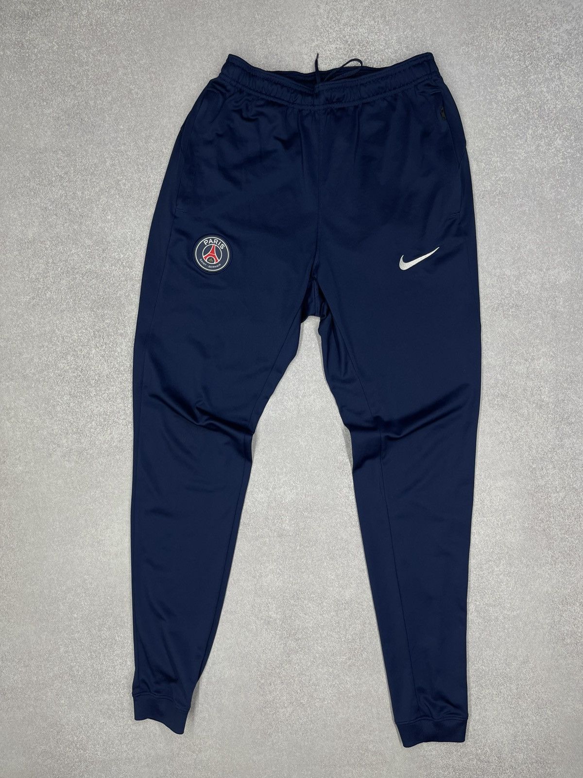Nike Mens Nike PSG Paris Saint Germain Navy Soccer Sweatpants Size US 30 / EU 46 - 2 Thumbnail