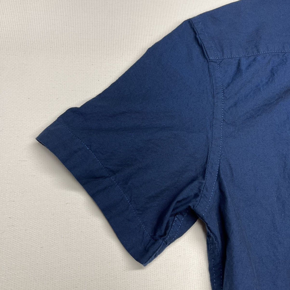 Tommy Hilfiger Tommy Hilfiger Button Down Shirt Blue Short Sleeve Logo Y2K Size US M / EU 48-50 / 2 - 15 Thumbnail