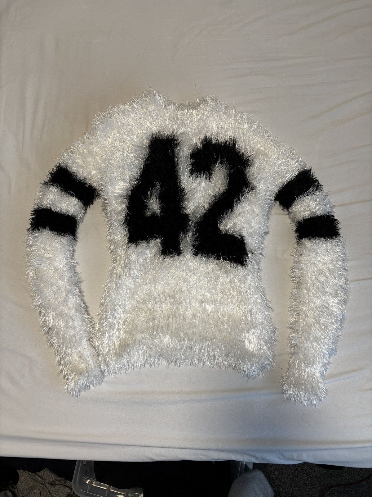 Jeremy Scott Jeremy Scott Fuzzy Knit Sweater Size S / US 4 / IT 40 - 4 Thumbnail