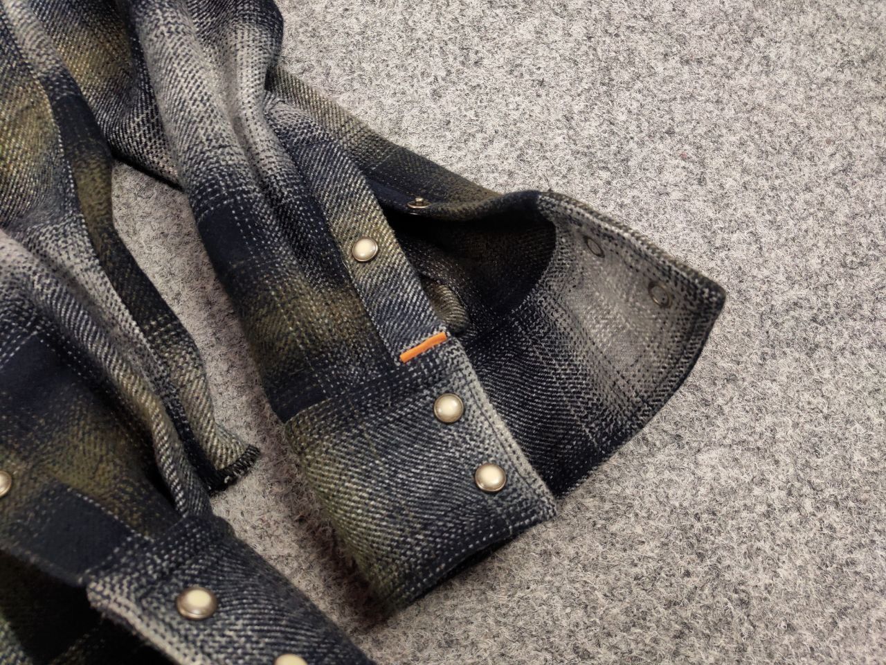 Hugo Boss Boss Orange Overshirt Flannel Checkered Wool Blend Shirt Size US XL / EU 56 / 4 - 14 Thumbnail