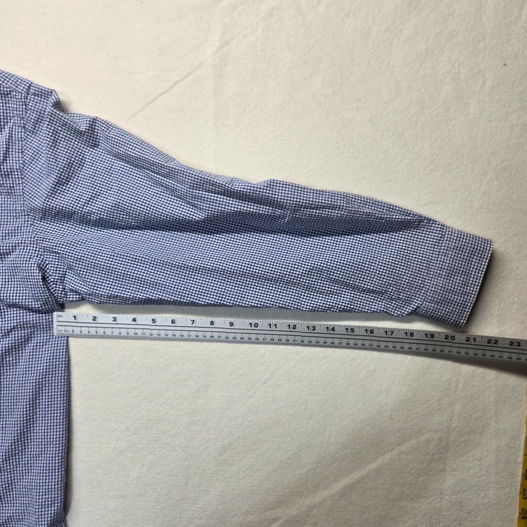 Vintage L.L. Bean Men's Regular Fit Button-Up Shirt Blue Check XL Long Sleeve 100% Cotton Size US XL / EU 56 / 4 - 5 Thumbnail