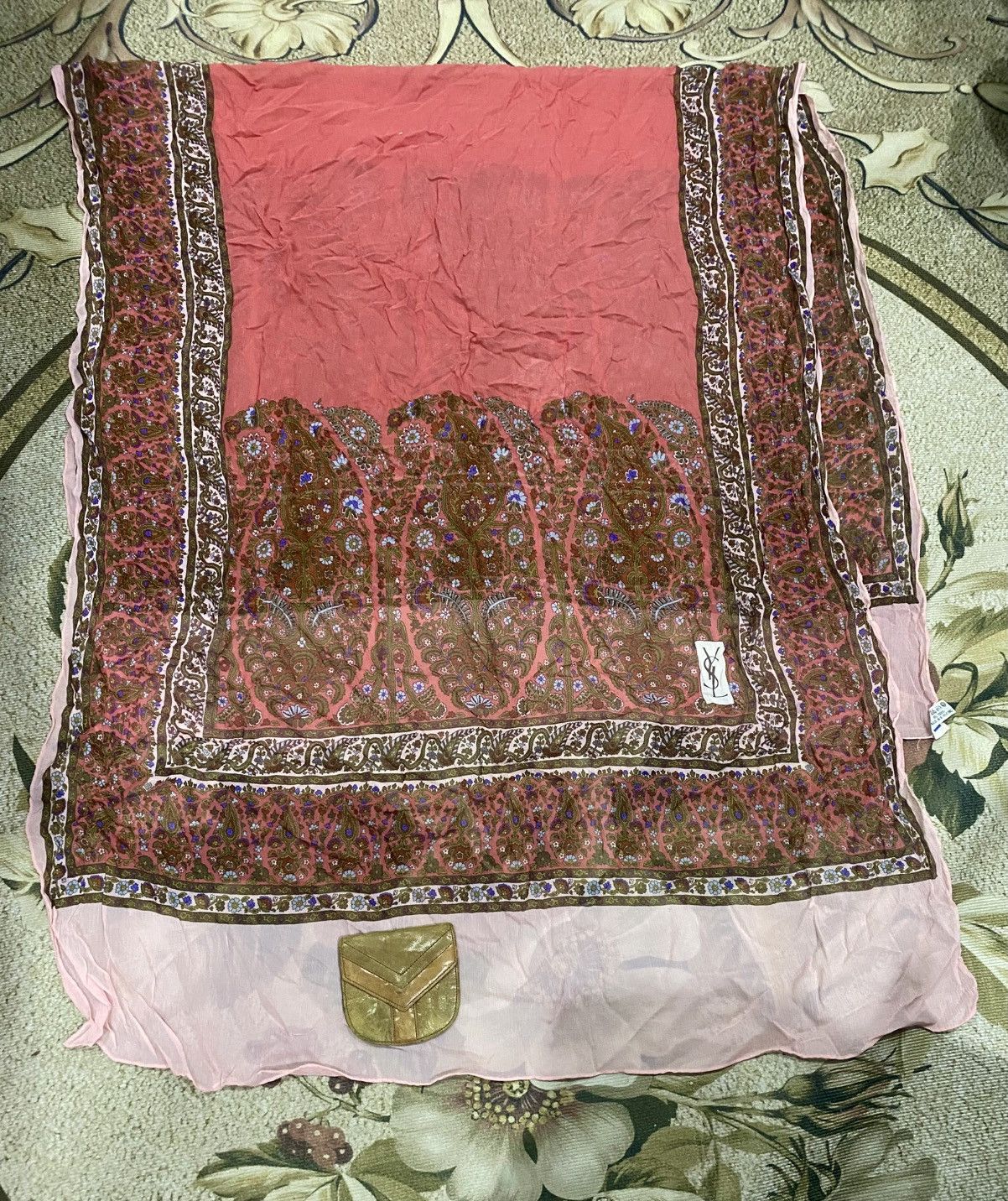 YSL foulards scarve + coin purse