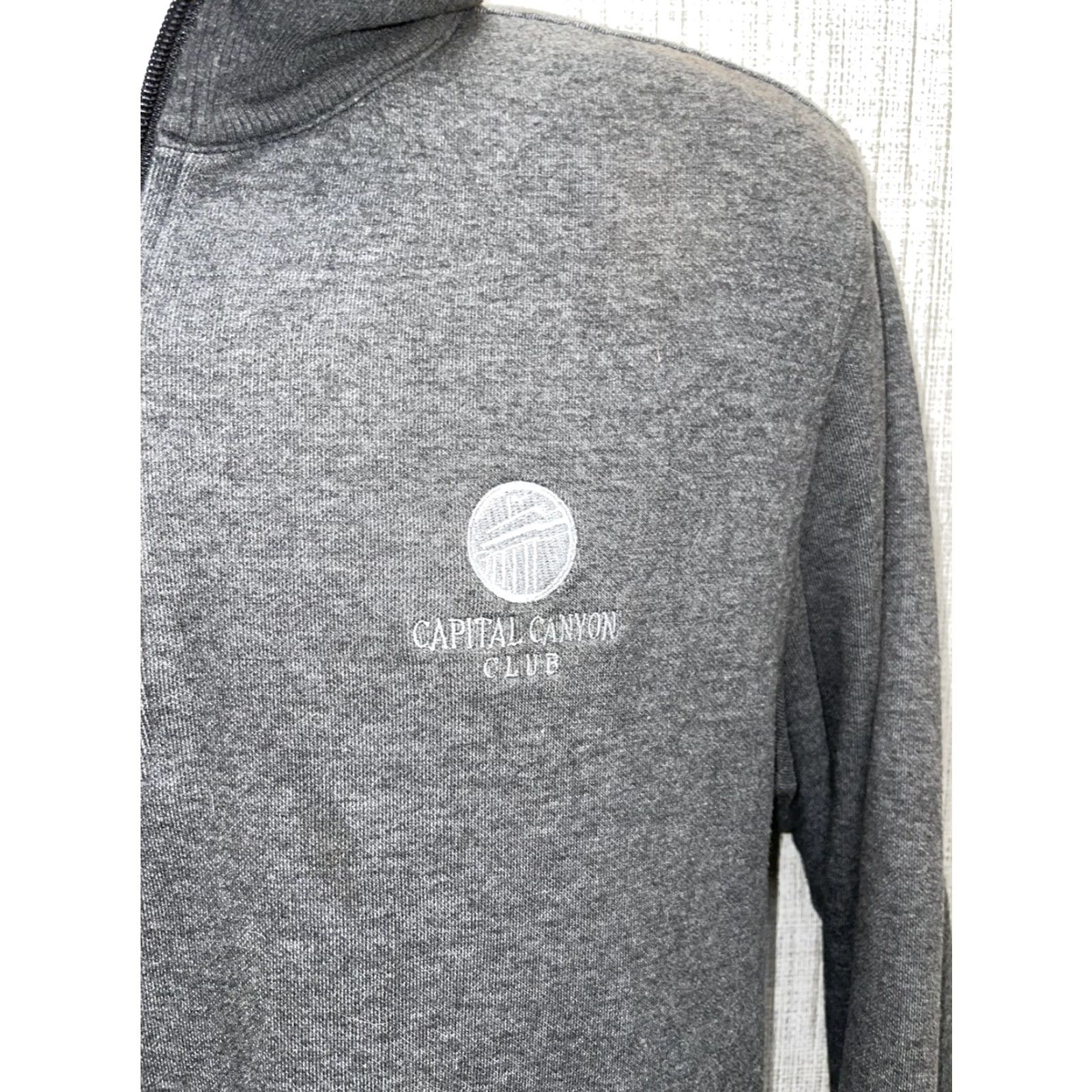 Vintage Linksoul Dark Grey Half Zip Pullover Jacket Mens M Size US M / EU 48-50 / 2 - 3 Thumbnail