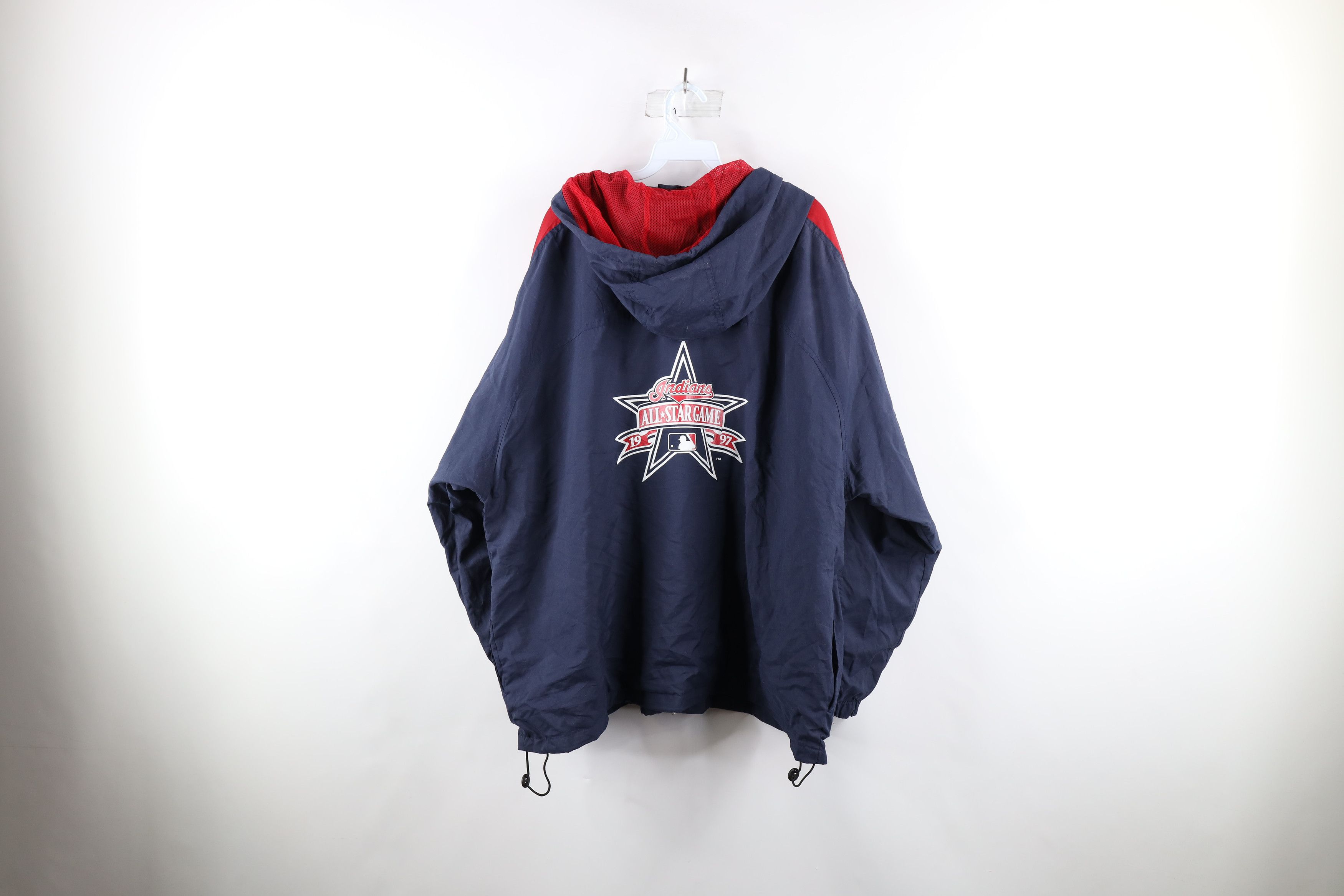 Vintage Vintage 90s Baseball All Star Game Cleveland Indians Jacket Size US XXL / EU 58 / 5 - 10 Thumbnail