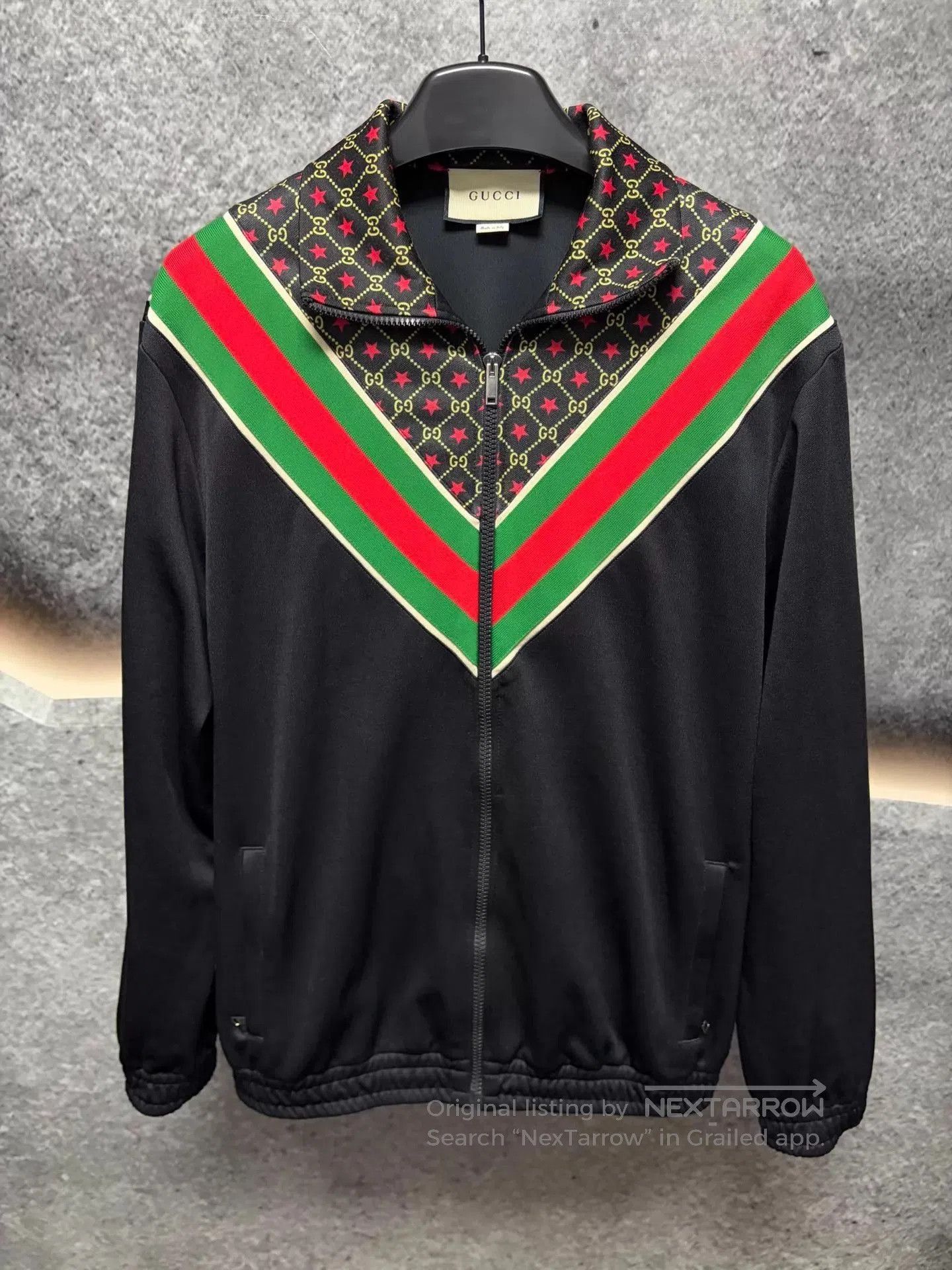 Gucci Multi Zip-Up Light Jacket with Star & Stripe Design. Size US S / EU 44-46 / 1 - 1 Thumbnail