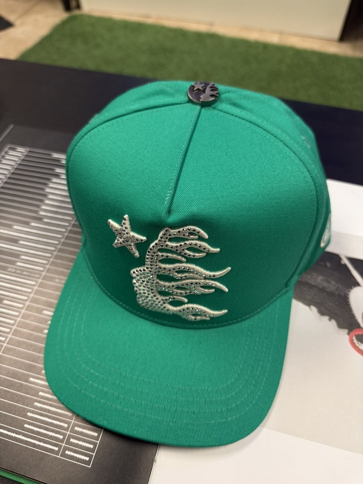 HELLSTAR Hellstar Adjustable SnapBack Hat Stones Logo (NEW) Size ONE SIZE - 3 Thumbnail