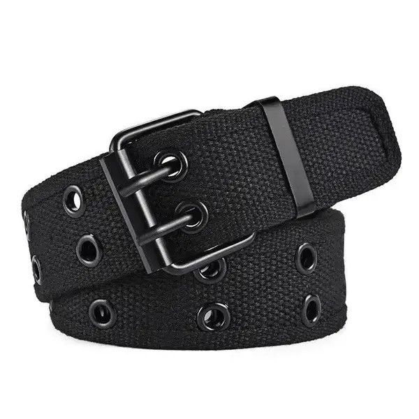 Other Double Row Needle Buckle Woven Belt Size ONE SIZE - 2 Thumbnail