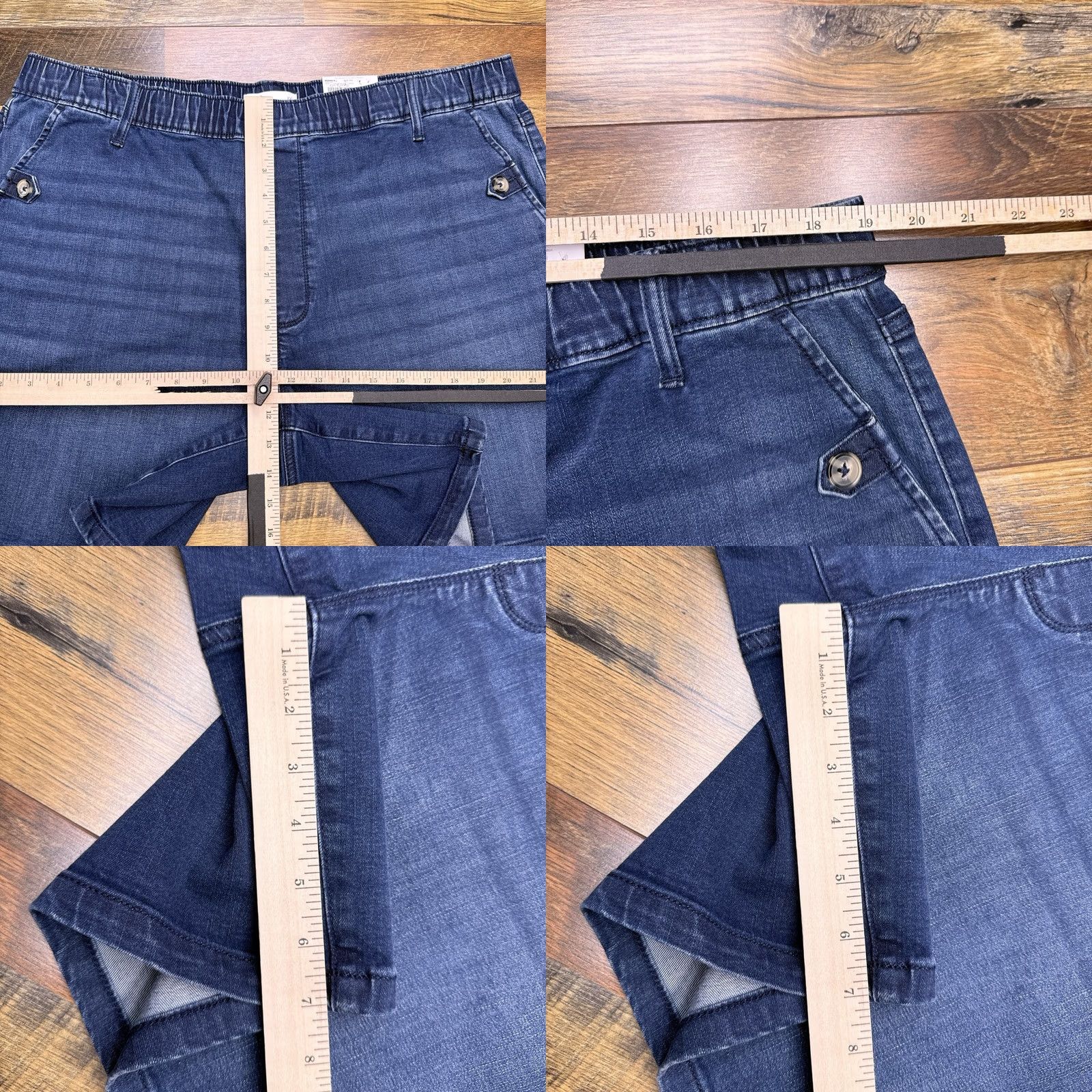 Croft & Barrow Croft & Barrow Denim Pull On Shorts Womens XXL Mid Rise Stretch Casual New Size 40" / US 18 - 8 Thumbnail