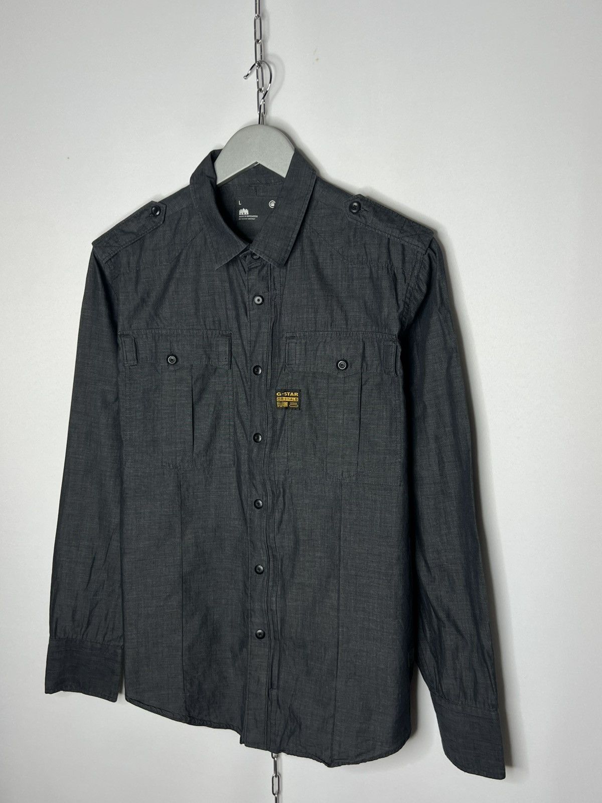 G-Star G-Star Raw Gould Modern Army Shirt Long Sleeve Size US L / EU 52-54 / 3 - 2 Thumbnail