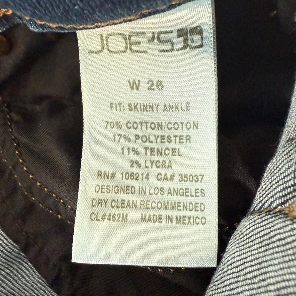 Designer JOE’S Skinny Ankle The Icon Jeans Abbee Medium Wash Size 26 Size 26" / US 2 / IT 38 - 8 Thumbnail