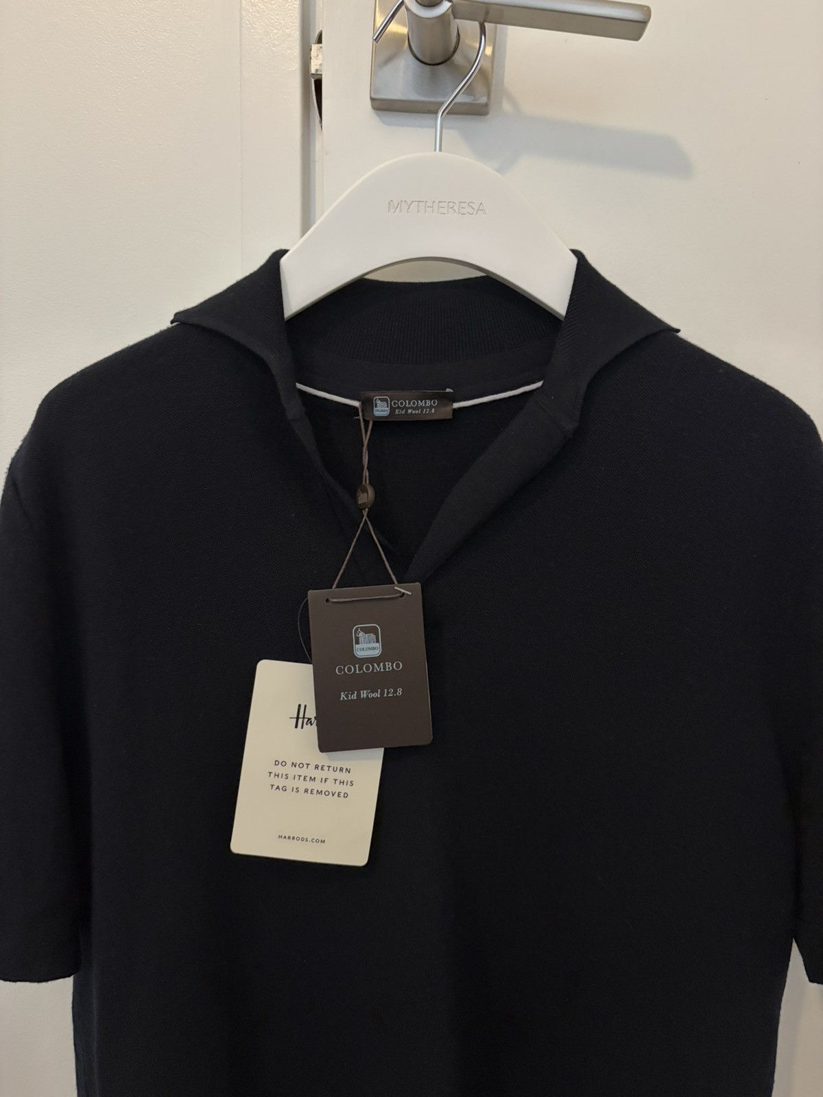 Colombo Lanificio Colombo 12.8 Kid Wool Polo Shirt Size US M / EU 48-50 / 2 - 2 Thumbnail