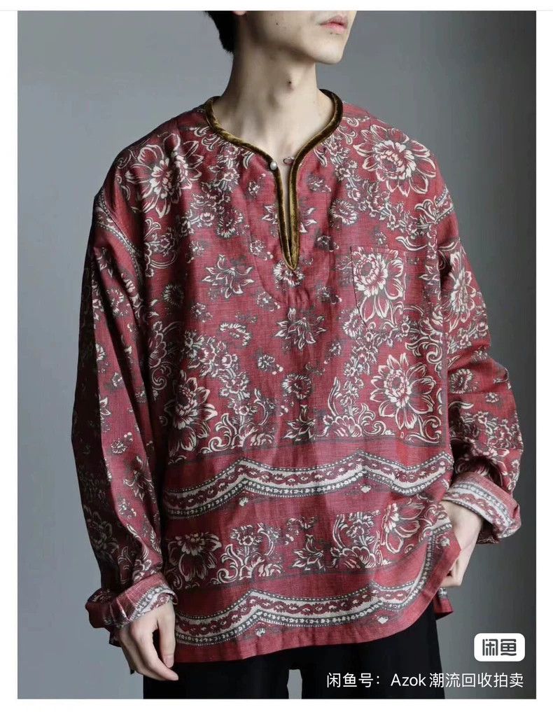 Visvim Visvim22ss Tunic P.O. Wildflower P.W. Floral Shirt 2504-Nex Size US L / EU 52-54 / 3 - 4 Thumbnail