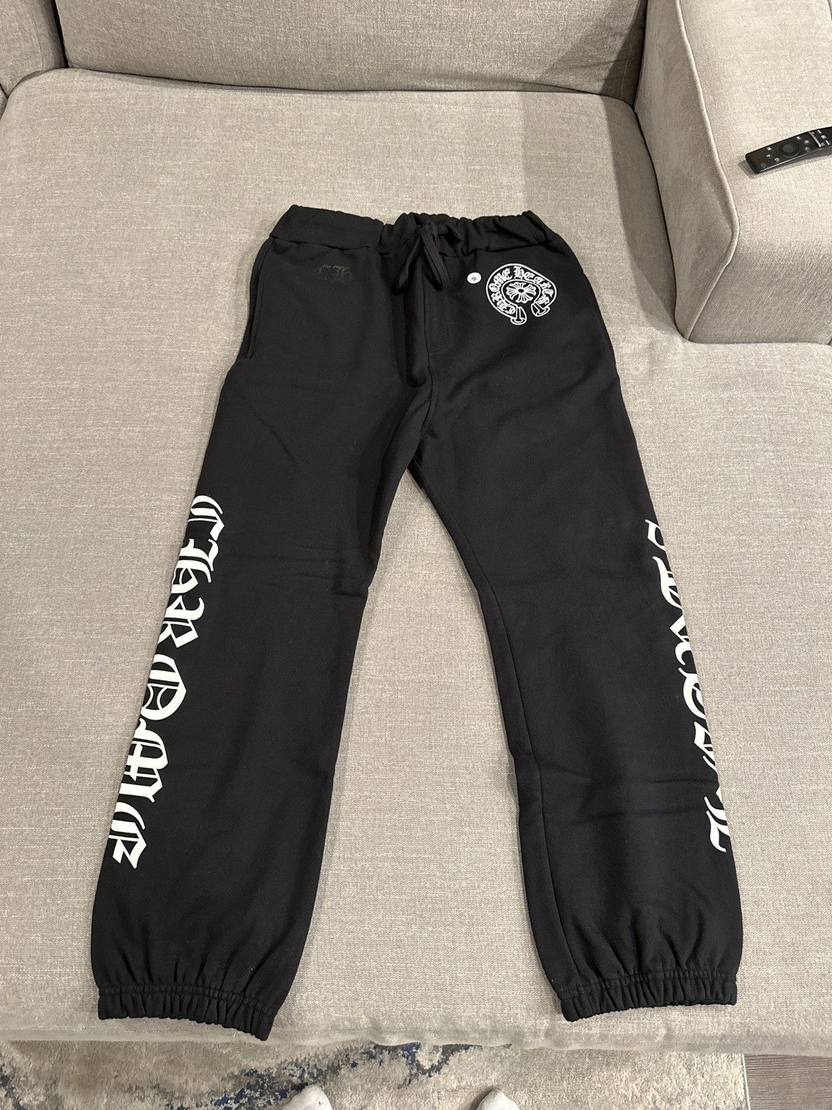 Chrome Hearts Chrome Hearts Horse Shoe Logo Sweatpants | Grailed