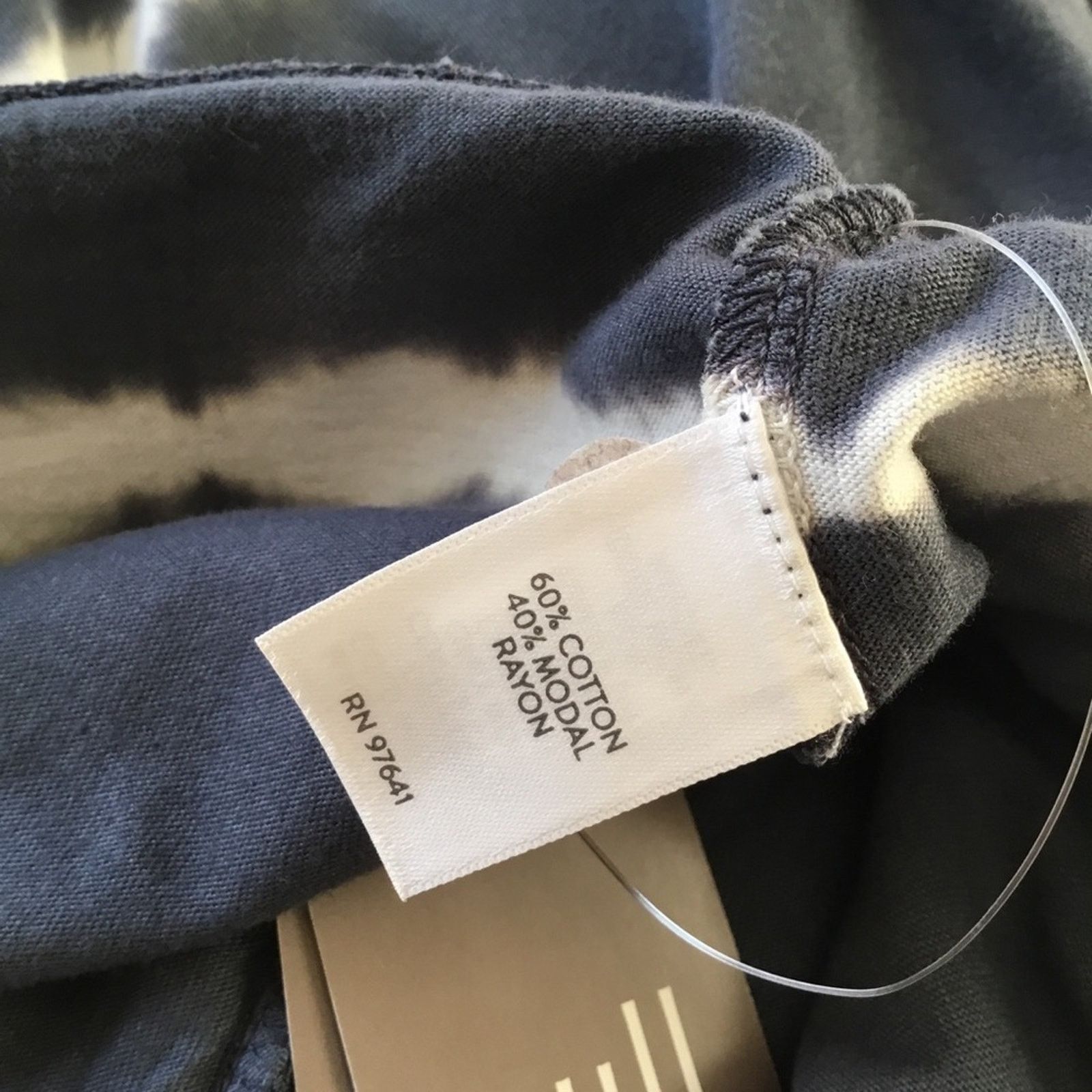 Other J. Jill Navy and White Tie-Dye Joggers Size 26" / US 2 / IT 38 - 13 Thumbnail