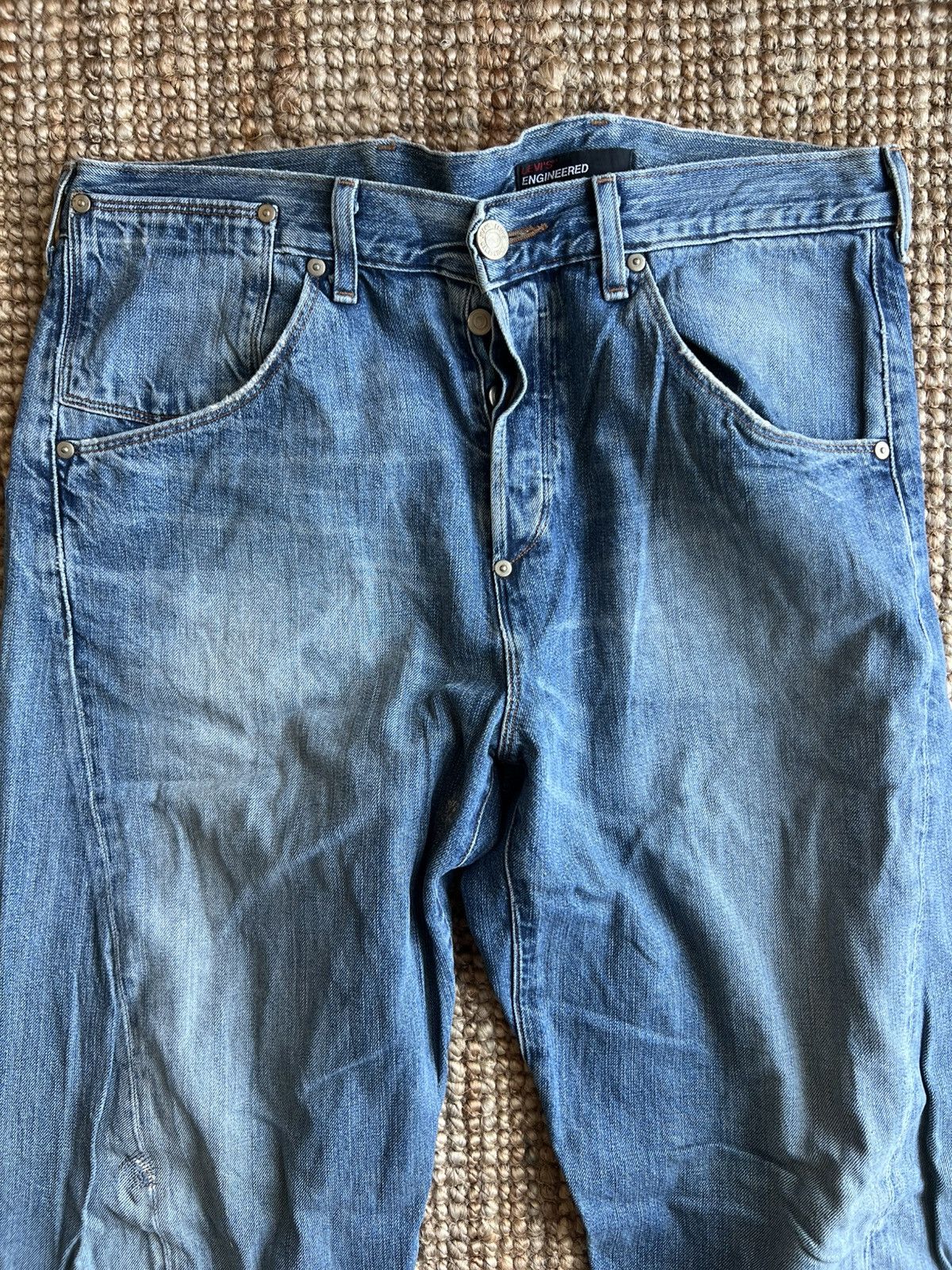 Levi's Levis Engineered Jeans Buckle Back Tag W34 Actual 36x33 Size US 34 / EU 50 - 2 Thumbnail