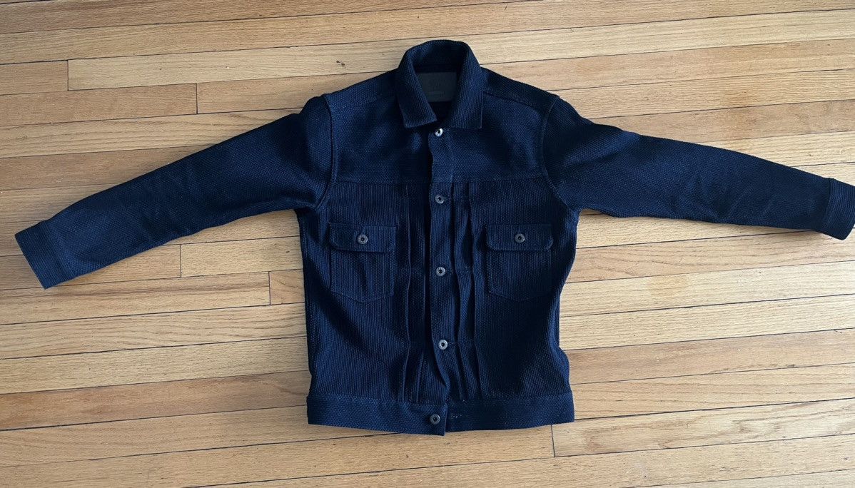 Japan Blue Type II Sashiko Jacket Japan Blue Denim Size US S / EU 44-46 / 1 - 1 Thumbnail