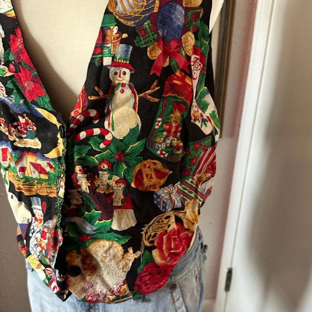 Other nutcracker christmas button up vest Size L / US 10 / IT 46 - 2 Thumbnail