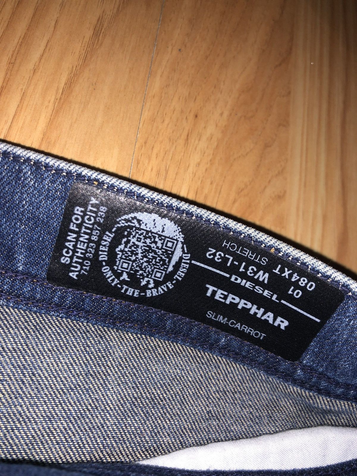 Diesel Diesel Tepphar Distressed Slim Carrot Jeans - Size 30 Size US 30 / EU 46 - 2 Thumbnail