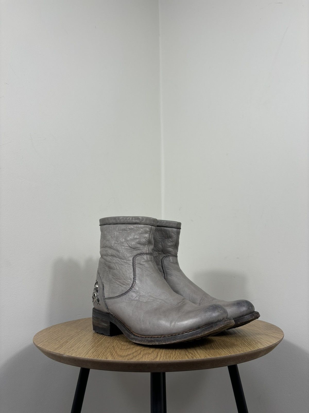 Sendra Vintage Sendra Women’s Rare Avant Garde Cowboy Leather Boots Size US 6 / IT 36 - 2 Thumbnail