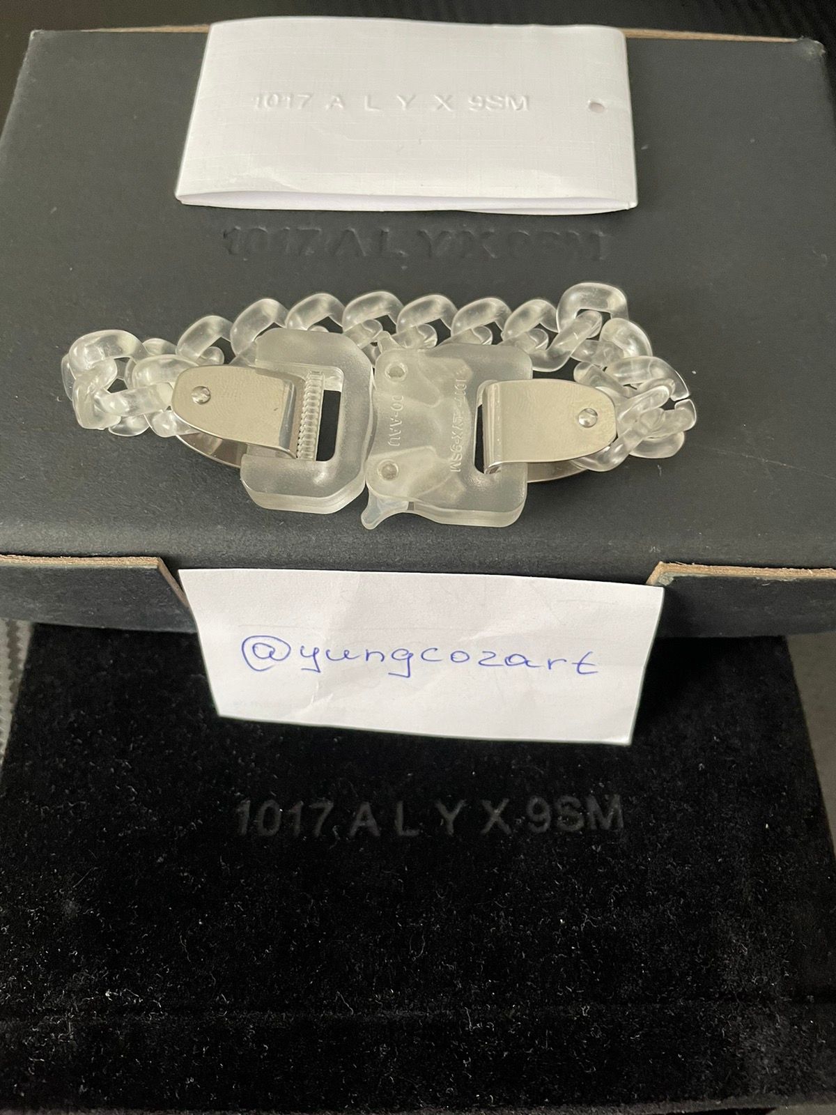 1017 ALYX 9SM 1017 ALYX 9SM Transparent Chain Bracelet | Grailed