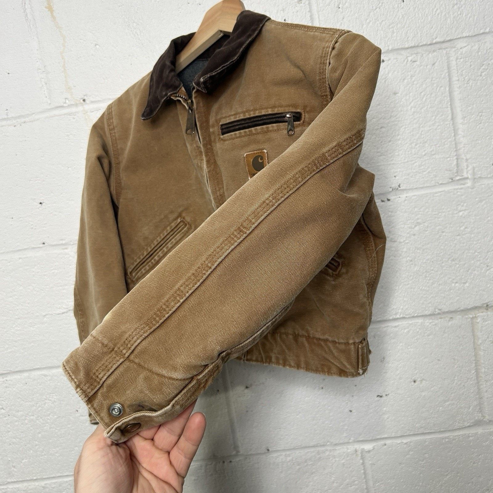 Carhartt Y2K Carhartt Sherpa-Lined Detroit Jacket “Brown” YYJ97 BRN Size US M / EU 48-50 / 2 - 8 Thumbnail
