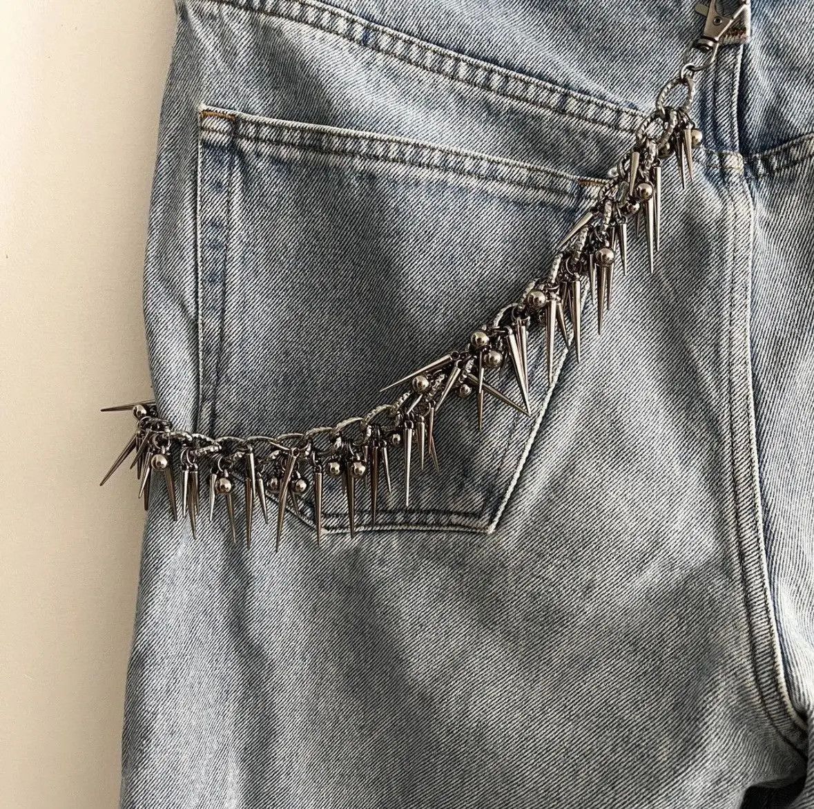 Other Vintage Era Spikes Wallet Key Chain Size ONE SIZE - 5 Thumbnail