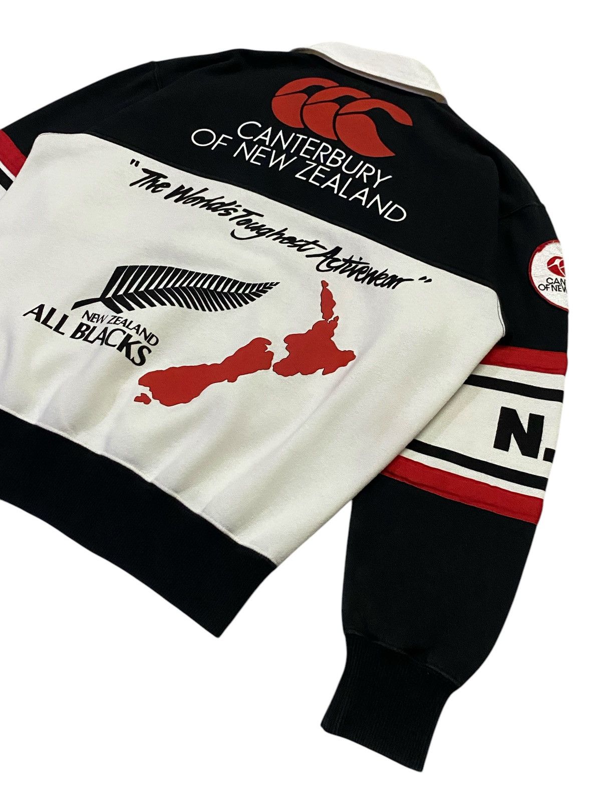 Canterbury of New Zealand Vintage Canterbury Of New Zealand “NZ RUGBY” Polo Sweatshirt Size US M / EU 48-50 / 2 - 12 Thumbnail