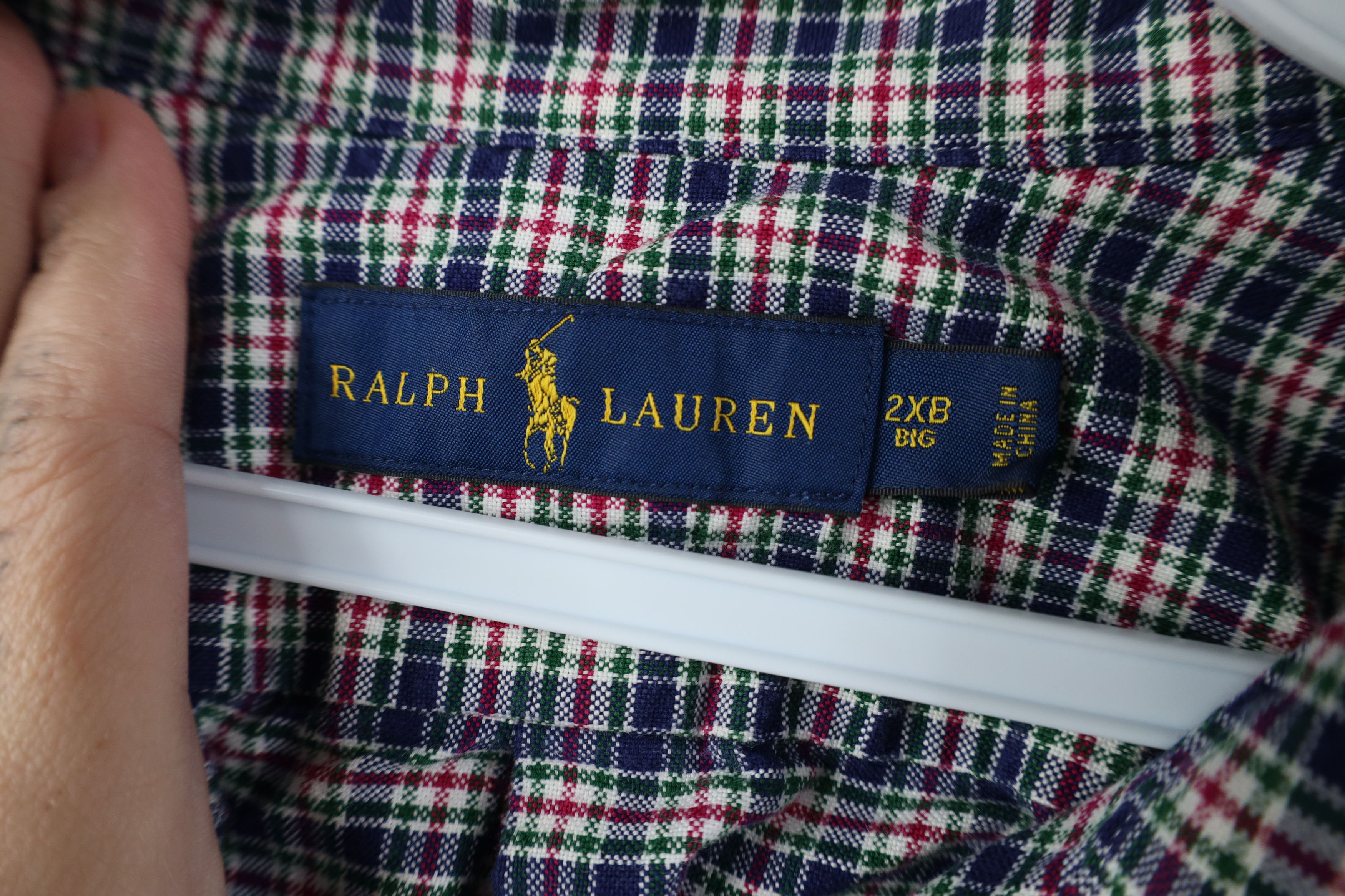 Ralph Lauren Vintage Y2K Ralph Lauren Collared Button Down Shirt Plaid Size US XXL / EU 58 / 5 - 5 Thumbnail