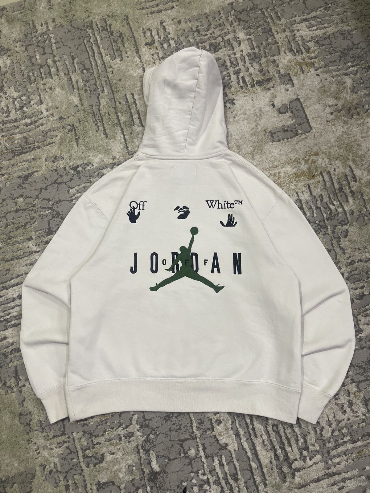 Nike × Off-White Jordan x Off White Hoodie Size US L / EU 52-54 / 3 - 1 Thumbnail