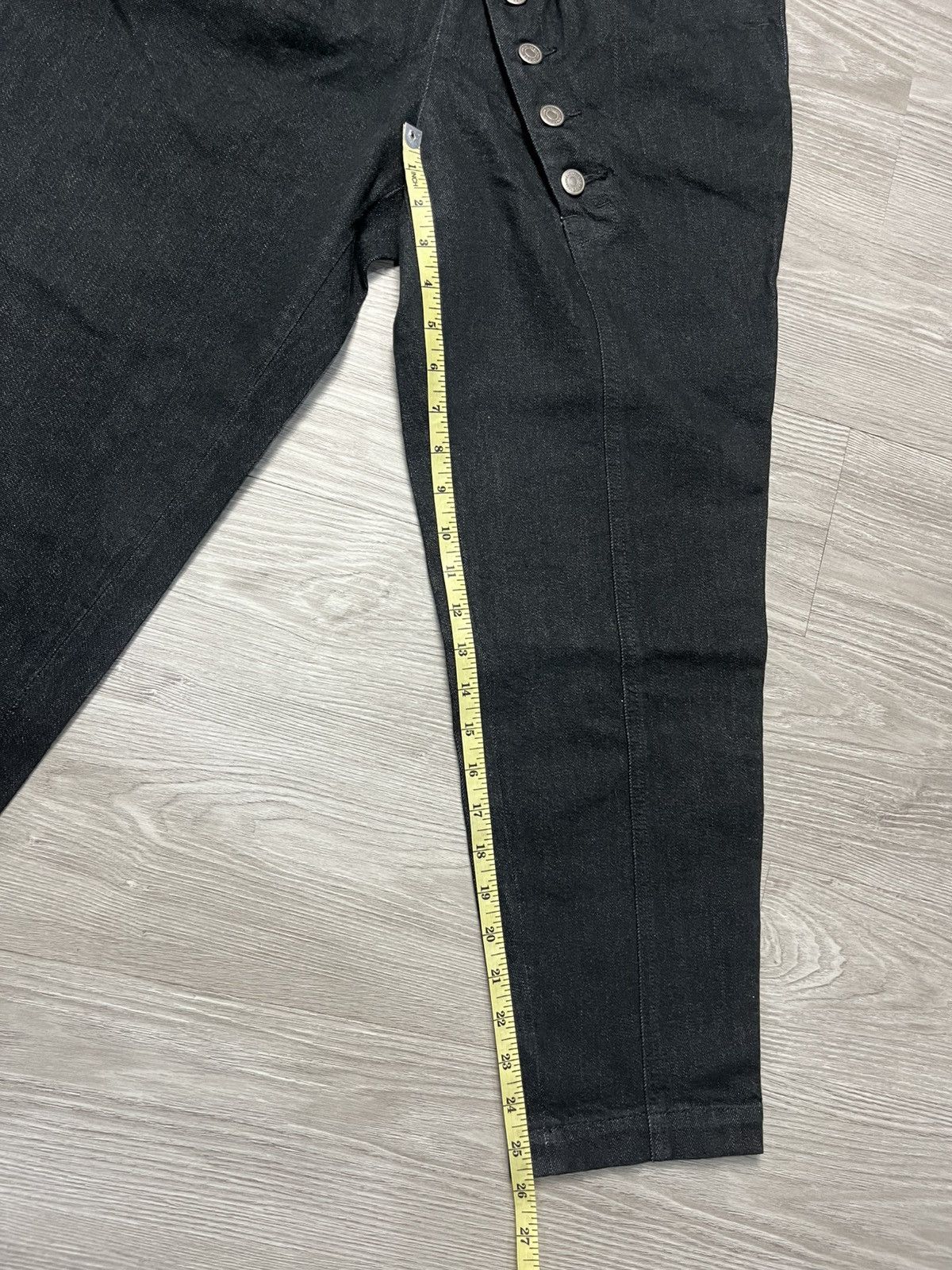 CABANE de ZUCCa × Issey Miyake × Japanese Brand Cabane De Zucca Asymmetrical Multi Button Denim Size US 30 / EU 46 - 11 Thumbnail
