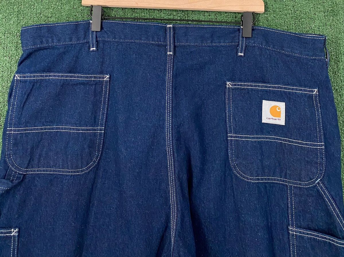 Carhartt Y2K Carhartt B03 Dungaree Carpenter Dark Denim Jeans 44x32 Size US 44 / EU 60 - 5 Thumbnail